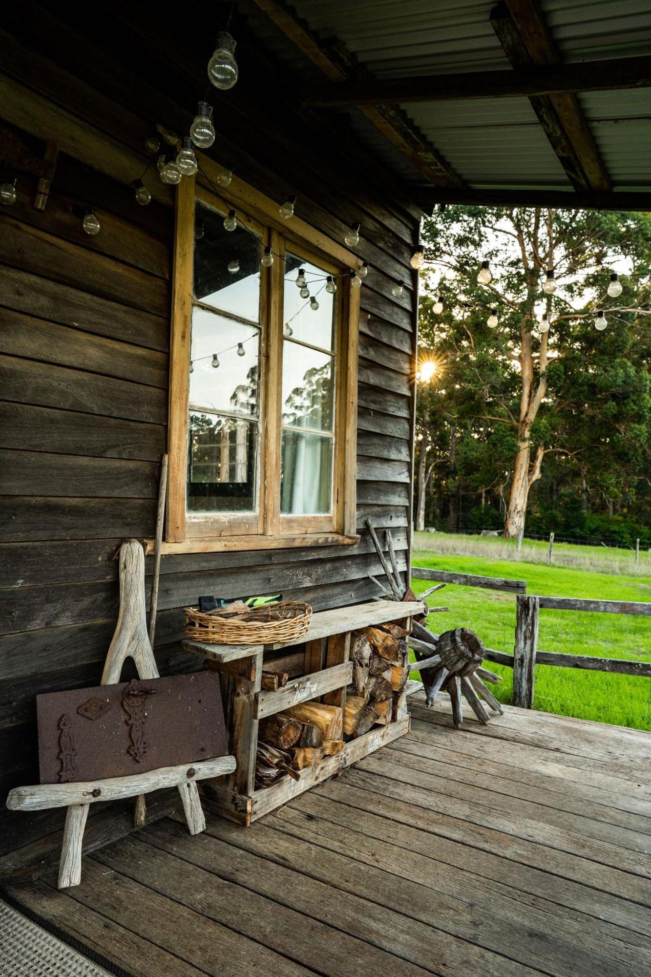 Cosy Farmstay: Green Cabin At Whispering Woods Beedelup Exteriér fotografie